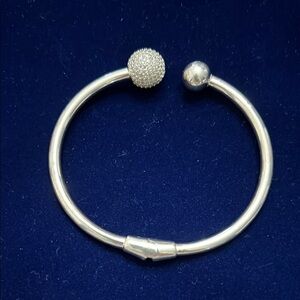 Sterling Silver Cuff Ball Bracelet NWOT